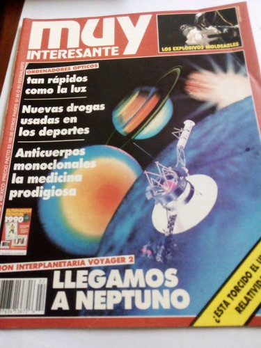 Revista Muy Interesante Año 7 No. 2 Llegamos A Neptuno 1990