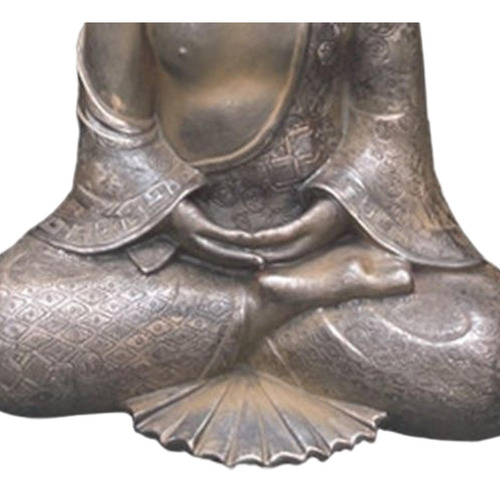 Estatua De Buda De Resina Budista, Escultura De Bronce