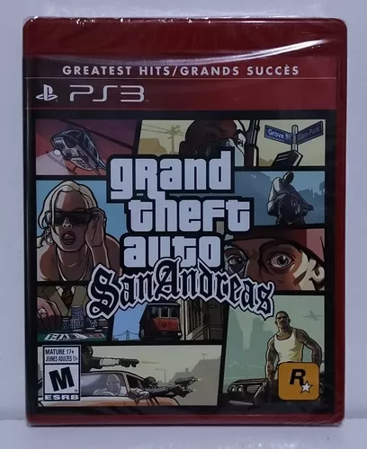 Gta San Andreas Ps3 Super Conservado Original Midia Fisica!! - Desconto no  Preço