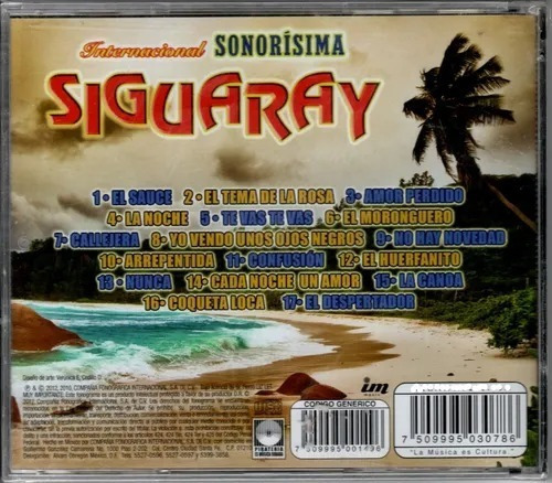 Internacional Sonorísima Siguaray | Cd Música Nuevo