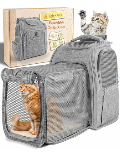 Kennel Morral Para Gatos Expandible Hasta 15lb 