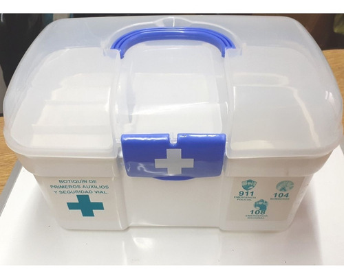 Imagen 2 de 7 de Caja Botiquín Primeros Auxilios Y Curaciones Buena Calidad !