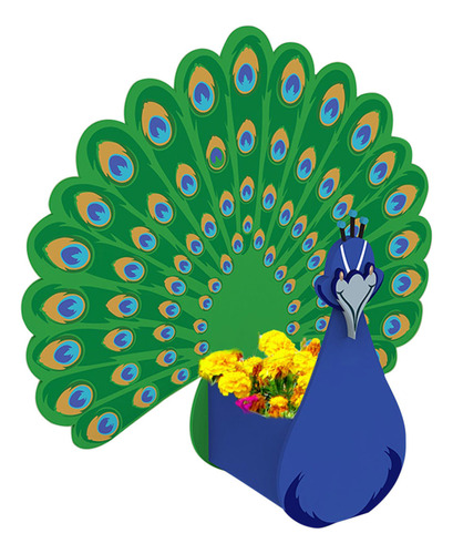 Maceta N Peacock Para Decoración De Jardín Y Escritorio