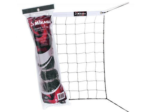 Red De Voleibol Mikasa Oficial Cable De Acero 9.8mt X 1mt
