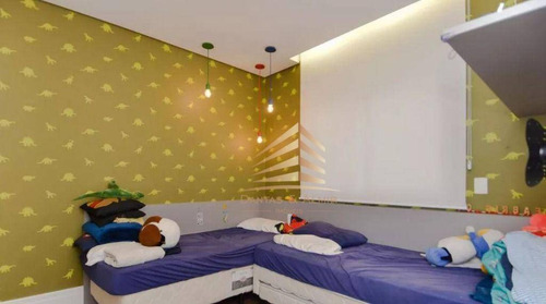 Imagem 5 de 14 de Apartamento No Condomínio Helbor Classic, 168m², 3 Suítes, 3 Vagas, Avalia Permuta. - Ap1815