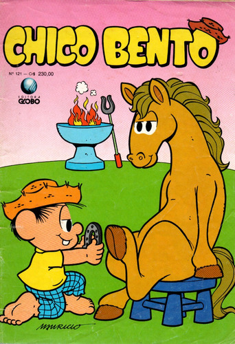 Chico Bento N° 121 - 36 Páginas - Em Português - Editora Globo - Formato 13 X 19 - Capa Mole - 1991 - Bonellihq Cx177 E23