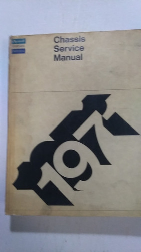 Manual De Servicio Chasis Imperial Chrysler Plymouth 1971 (Usado)