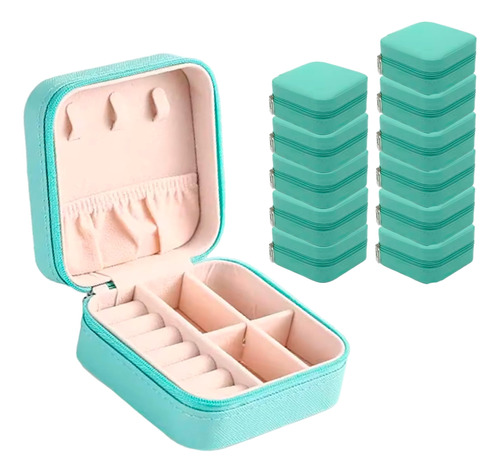 Joyero De Mujer Mini; 12pz Estuche Para Organizar Anillos