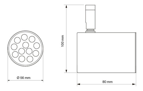Imagen 3 de 7 de Aplique Spot Direccionable 1 Luz Dicro Led De Pared / Techo