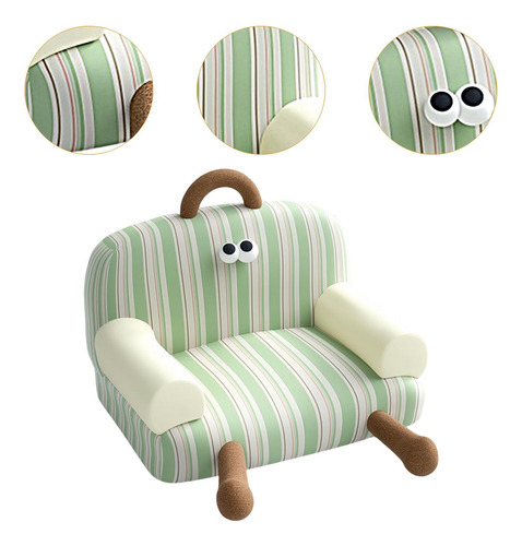 Cama De Sofá De Mascotas Silla De Gato Resistente Verde Xl
