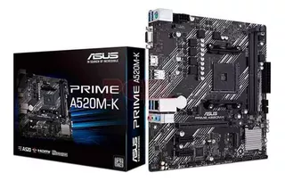 Placa Madre Asus Prime A520m-k Svl Am4, Ddr4, Usb 3.0