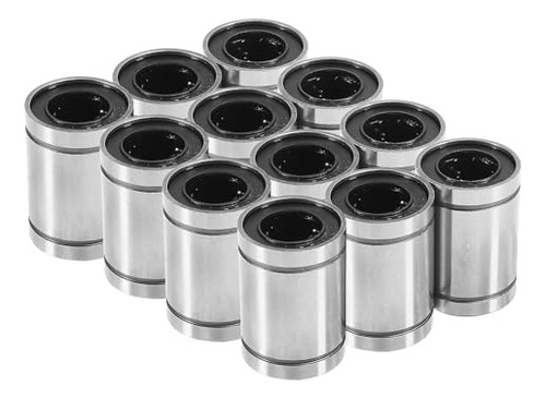 Rodamientos Lineales Lm12uu, 12mm, Doble Sello De Goma, Cnc