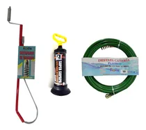 Comprar Destapa Cañerias Kit Super Sopapa Destapa Inodoro 3 Piezas