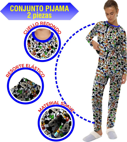 Pijama Térmica Ropa Para Dormir Ultra Cómoda