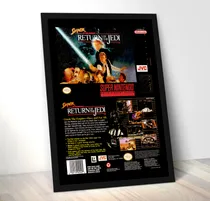 Comprar Cuadro Star Wars Return Of Jedi - Snes Madera & Vidrio 35x47