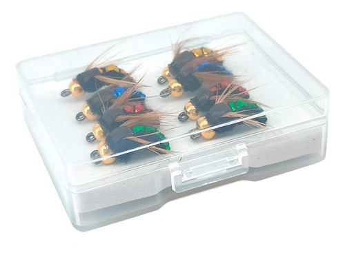 2 X 8 Unidades De Señuelos De Pesca, Pesca Con Mosca, Agua