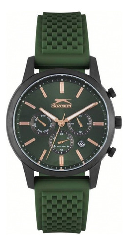 Reloj Hombre Slazenger Sl-9-6261-2-04 /jordy Color de la correa Verde