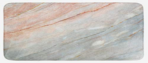 Alfombrilla De Cocina De Mármol Ambesonne, Piedra De Ónix Te