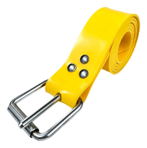 Cinturón De Buceo Ajustable Con Diseño Amarillo
