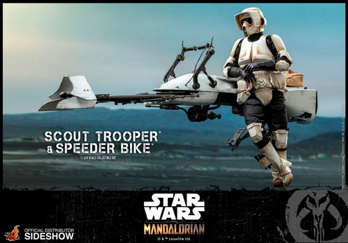 Scout Trooper & Speeder Bike 1/6 Mandalorian Hot Toys Tms017