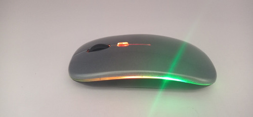 Imagen 5 de 7 de Mouse Inalámbrico Recargable Con Luces Led