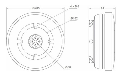 Imagen 8 de 8 de Driver Jbl D450ti Trio Titanio300w 2'' Bolt-on 8ohm Vc 100mm