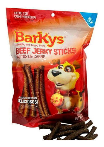 Barkys Palitos De Carne Jerky Stick, 3 Pack De 100 G 