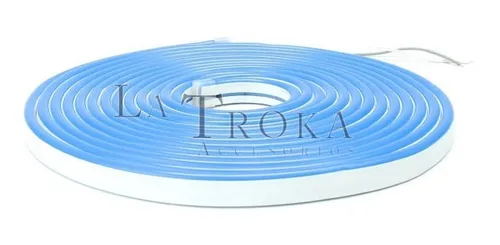 Tira Led Manguera Neon Flexible 5 Mt Interior Exterior 12v