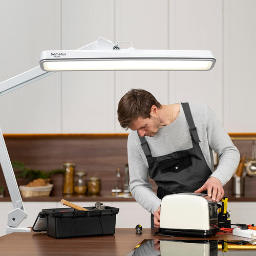 Lámpara De Escritorio Led De Arquitecto Con Abrazadera, Braz