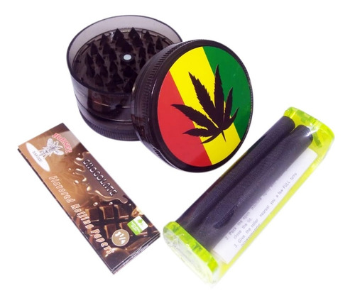 Combo Armador Y Grinder Acrilico + Caja De Papel