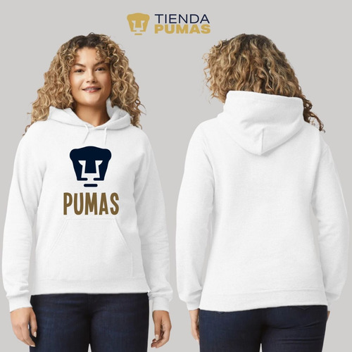 Sudadera Mujer Hoodie Pumas Unam Logo Pumas