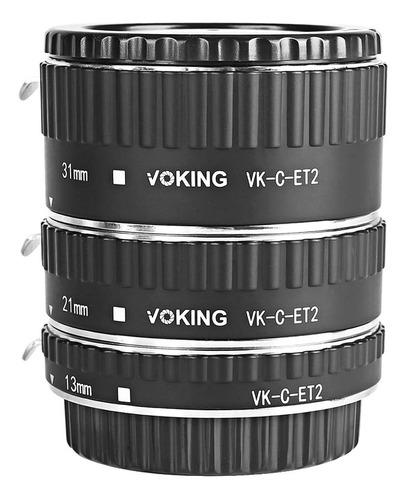 Voking Vk-c-et2 - Juego De Tubos De Extensin Macro De Enfoqu