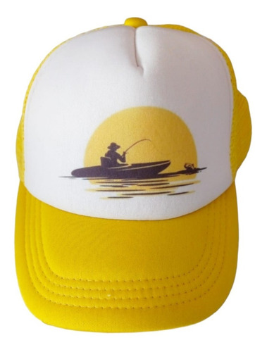 Gorra Trucker Infantil. Vicera Niño Niña Caballos Y Pesca