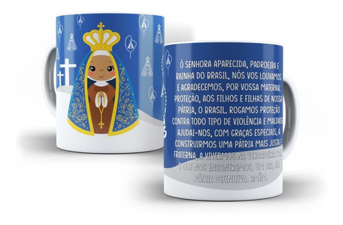 Caneca Nossa Senhora Aparecida Personalizada