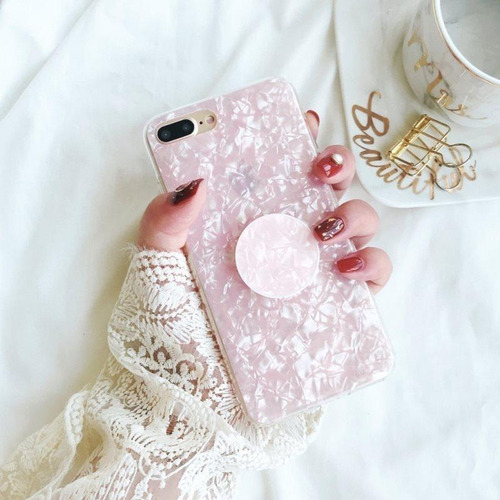 Case Marmol + Pop iPhone Galaxy Huawei Dama Hombre Mujer