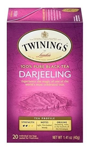 Twinings Te Importado Darjeeling 20 Sobres