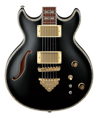 Guitarra Ibanez Ar520h Black Semi-hollow Body Cor Marrom Orientação da mão Destro
