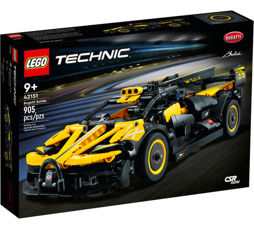 Lego® Technic Bugatti Bolide - Lego Cantidad de piezas 905
