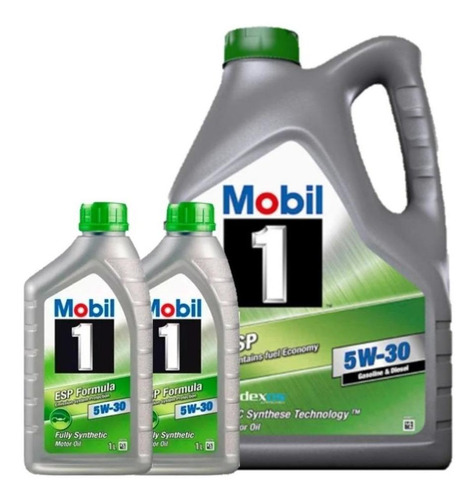 Kit Aceite Mobil 1 Esp Formula 5w-30 (trisintético) 7 Litros