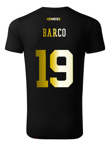Camiseta Boca Jr Edicion Golden Algodon Con Numero