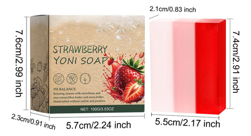 Y O Banho De Sabonete Natural Com Sabor De Morango Permite