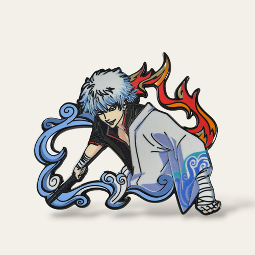 Pin / Broche Metálico Gintama Serie Anime Gintoki Sakata Gintama