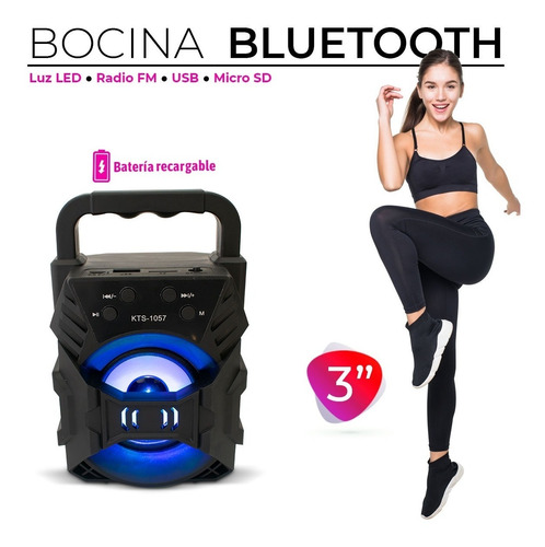  Bocina Bluetooth Ktx-1057 Con Agarre