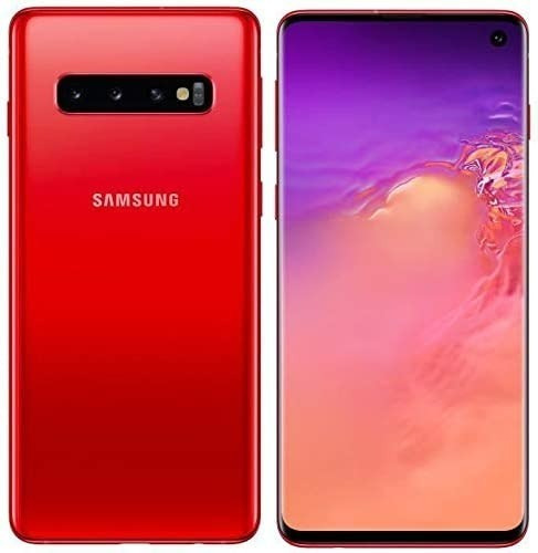 Celular Samsung Galaxy S10+ 128gb 8gb Ram Qhd 2k Rojo Con Adaptador Otg (Reacondicionado)