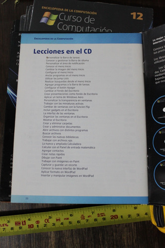 Curso De Computación Windows 7- Office 2010,con 12 Cd Y Guia (Usado)