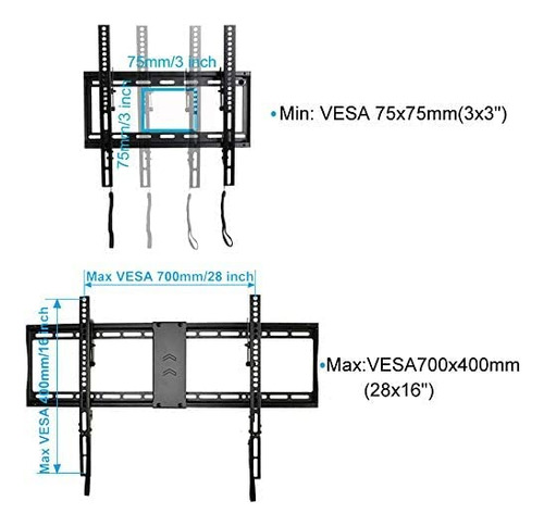 Soporte Tv Inclinable Videosecu Para Lcd Uhd Led Plasma