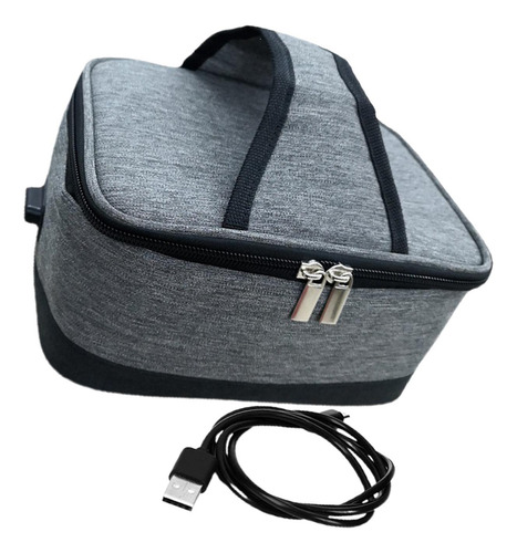 Contenedor De Fiambrera Usb, Fiambrera Con Calefacción Gris