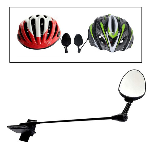 3 Casco De Bicicleta Duradero Espejo Giratorio De 360 °
