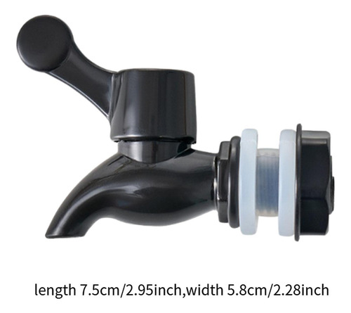 Dispensador De Jugo Tap Water Dispenser Reemplazo De Negro