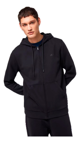 Polerón Oakley Relax Full Zip Hombre Negro